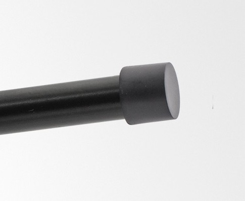 Jaja Garniža čierna matná 19mm Paris dvojtyčová 120cm