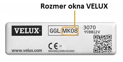Roleta do stropného okna Velux svetlo šedá
