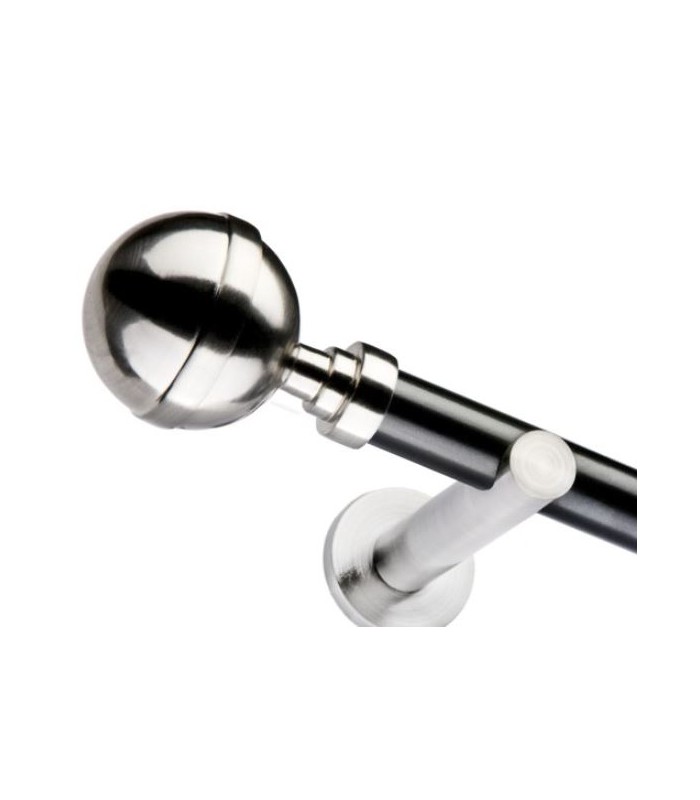 Jaja Garniža čierna 19mm Kalisto nerez jednotyčová simple