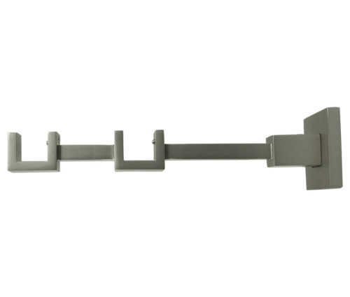 Jaja Quadro dvojtyčová Neptun satin nikel 320cm