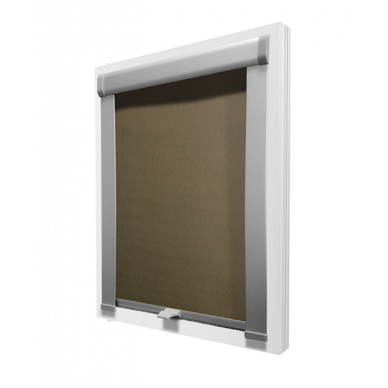 Roleta do stropného okna Velux hnedá