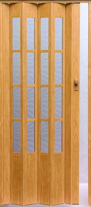 Zhrňovacie dvere Crystalline Glass 100cm Orech tmavý Vivaldi