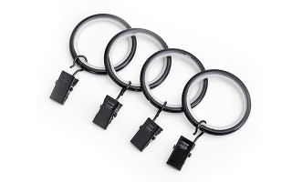 Jaja Garniža čierna matná 19mm Gabi dvojtyčová 400cm