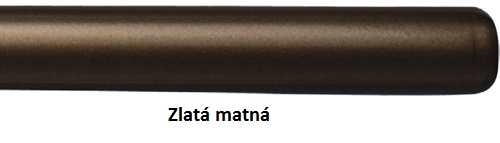 Jaja Garniža jednotyčová Bolona 120cm strieborná matná